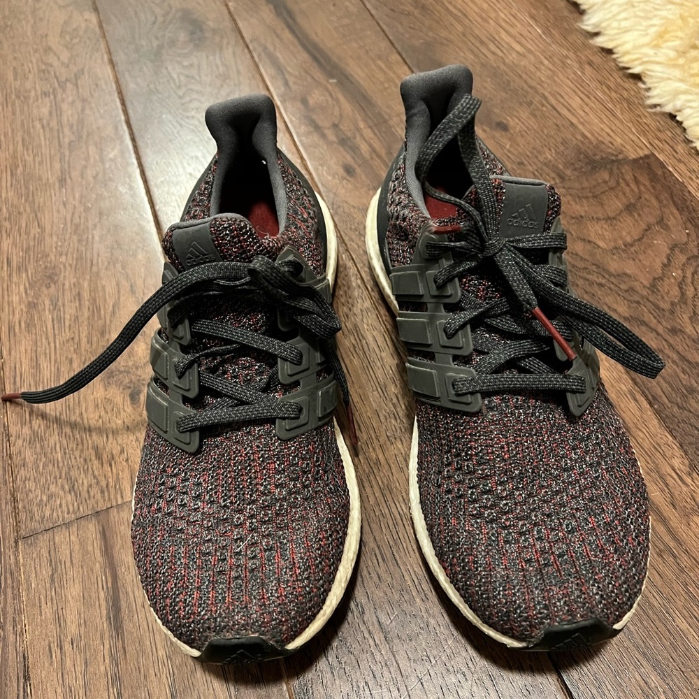 Adidas Ultra-boost Black w Hint of Red